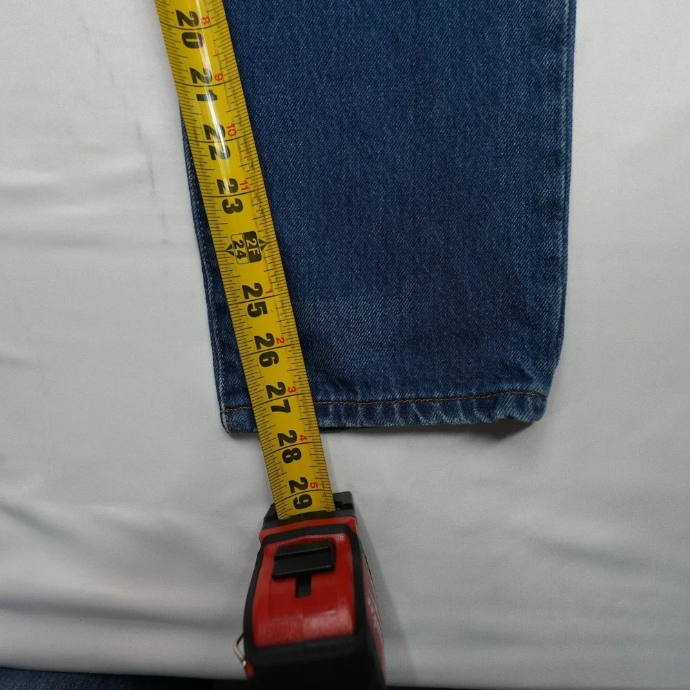 Levi's 501‎ Men's Fit 33x27.5 Jeans Button Fly Original Fit Straight Leg Blue